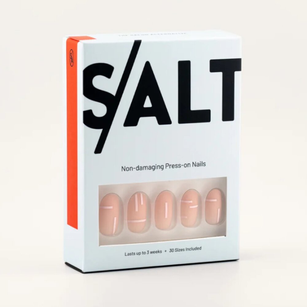 Salt Press-On Nails in Dash